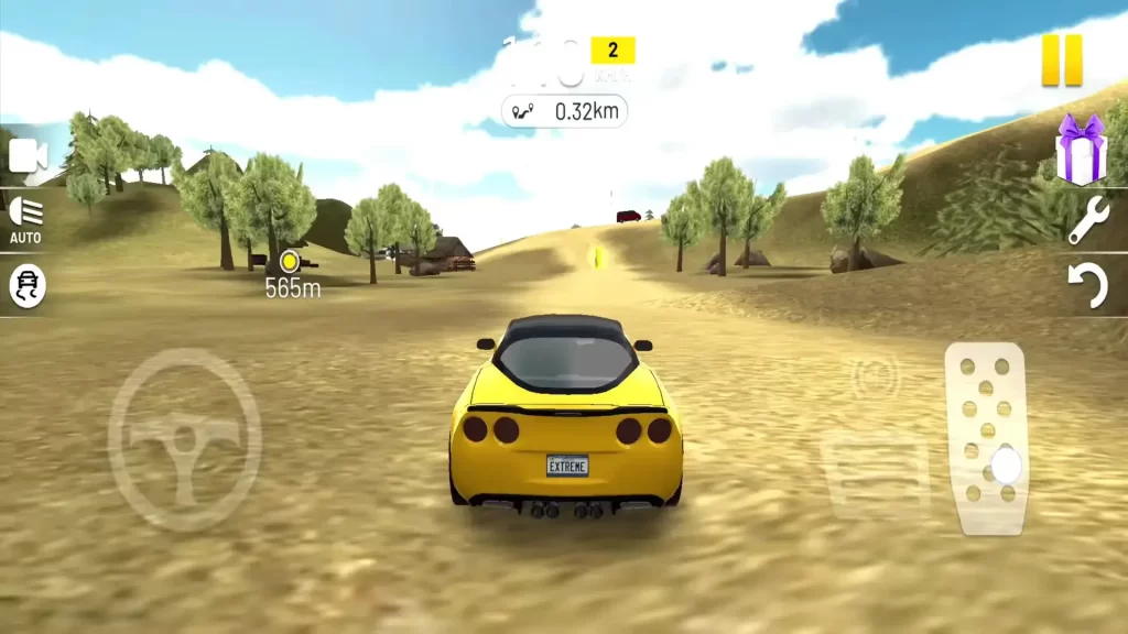 Extreme Car Driving Simulator Mod IPA Mega Menu